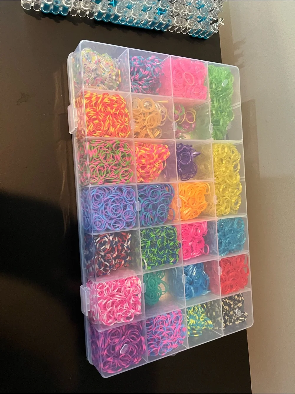 DasKid Loom Band Refill Kit with Pegboard and Weaving Hook